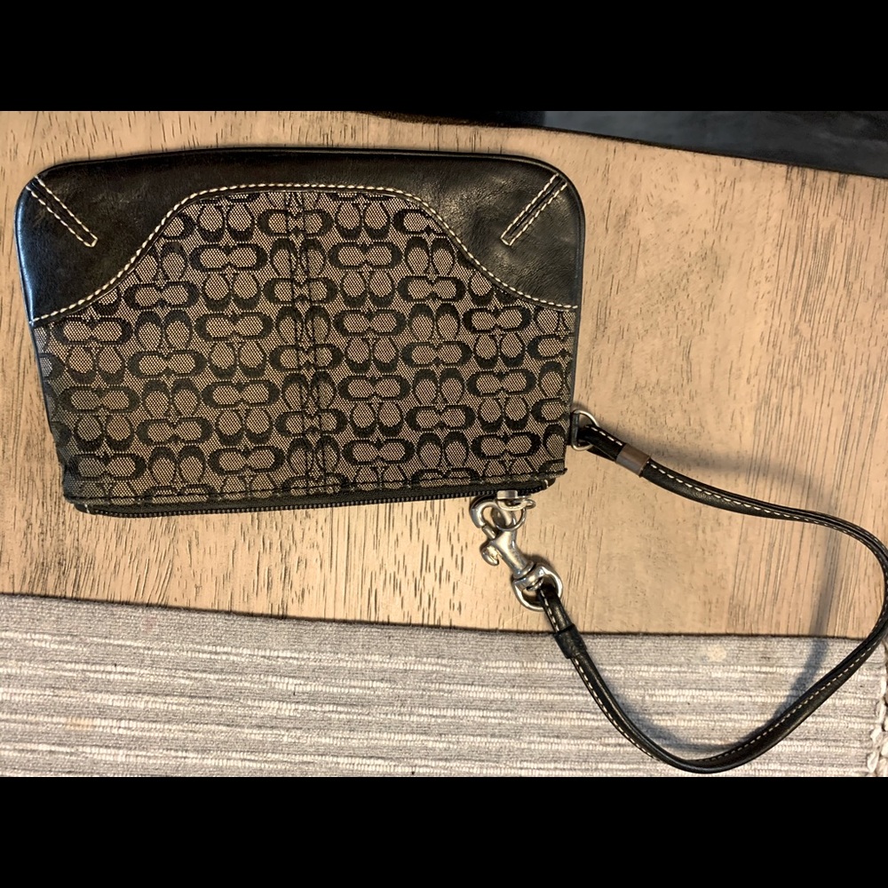 Coach small wristlet